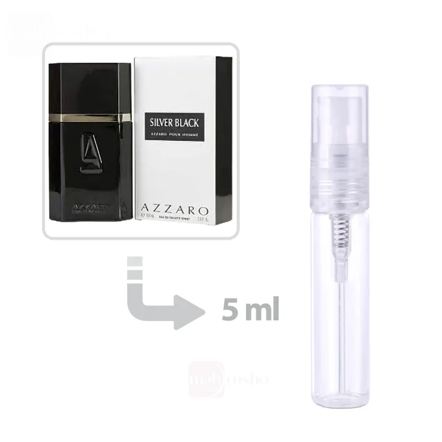 دکانت عطر مردانه آزارو سیلور بلک حجم 5 میلی لیتر